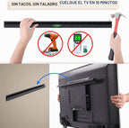 Soporte de pared para TV de 22 a 55 pulgadas de hasta 100 libras
