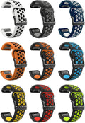 Correa de reloj de 1.024 in para Garmin Fenix 8 2.008 in 5x 6x pro 7x pro zafiro solar, quickfit 26 bandas de reloj para Garmin enduro tactix delta