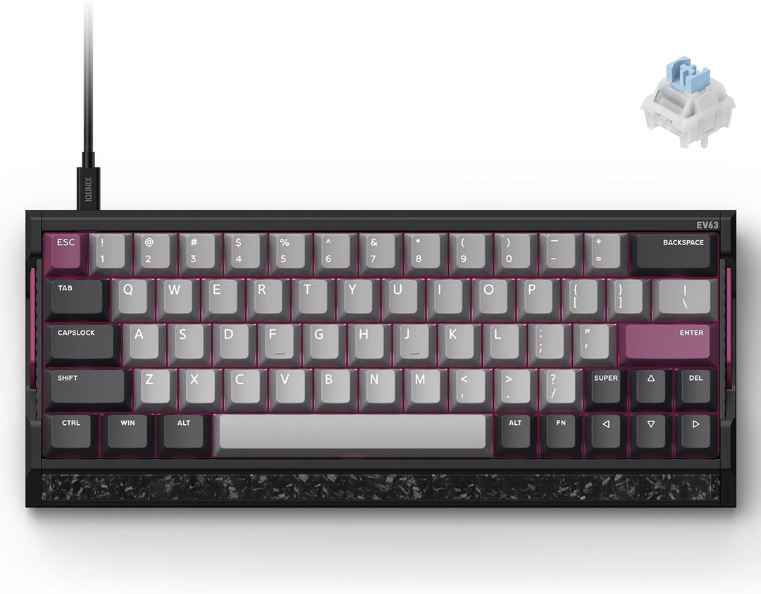 IQUNIX EV63 Hall Effect Gaming Keyboard 60% | Magnetic X Ultra Swit...