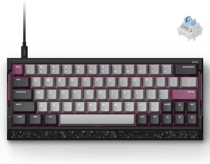 IQUNIX EV63 Hall Effect Gaming Keyboard 60% | Magnetic X Ultra Swit...