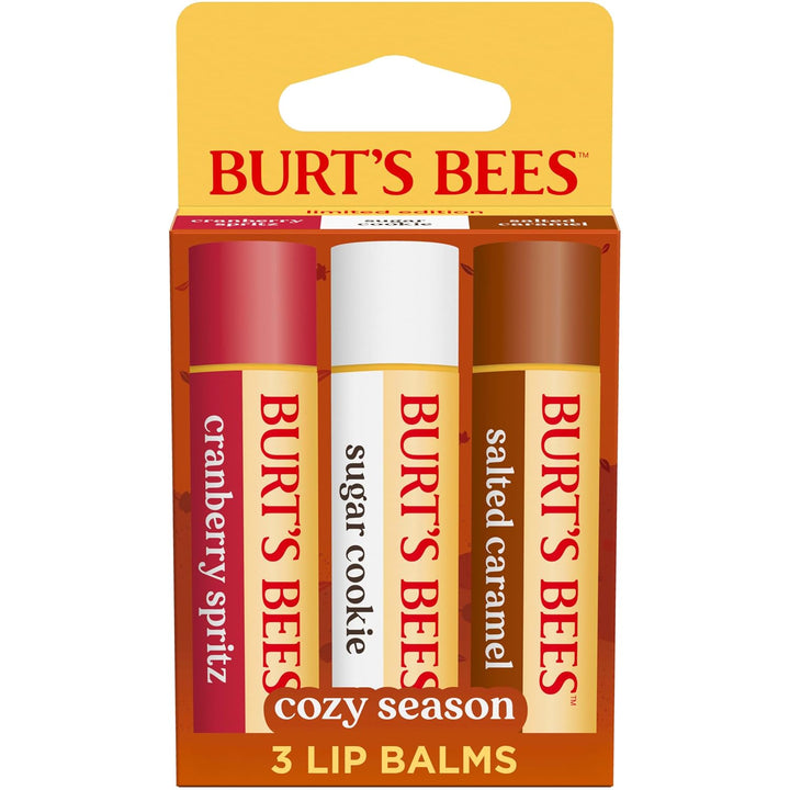 Burt's Bees Relleno para calcetines, Set de bálsamo labial Cozy...