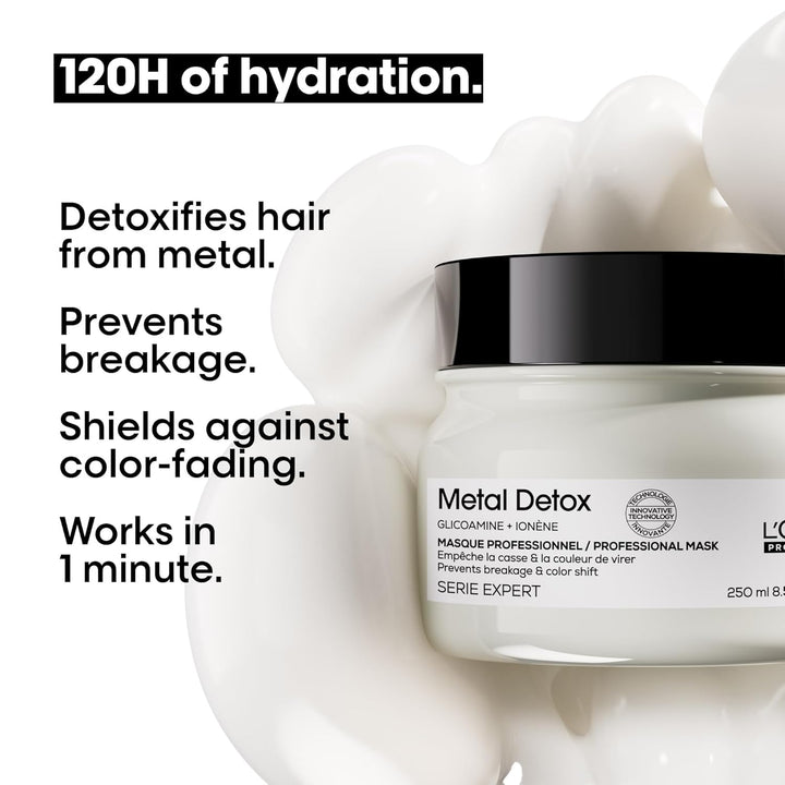 L\u2019Oréal Professionnel Máscara Capilar Metal Detox - Acondicion...