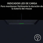Razer HyperFlux V2 - Alfombrilla y disco de carga inalámbrica para juegos