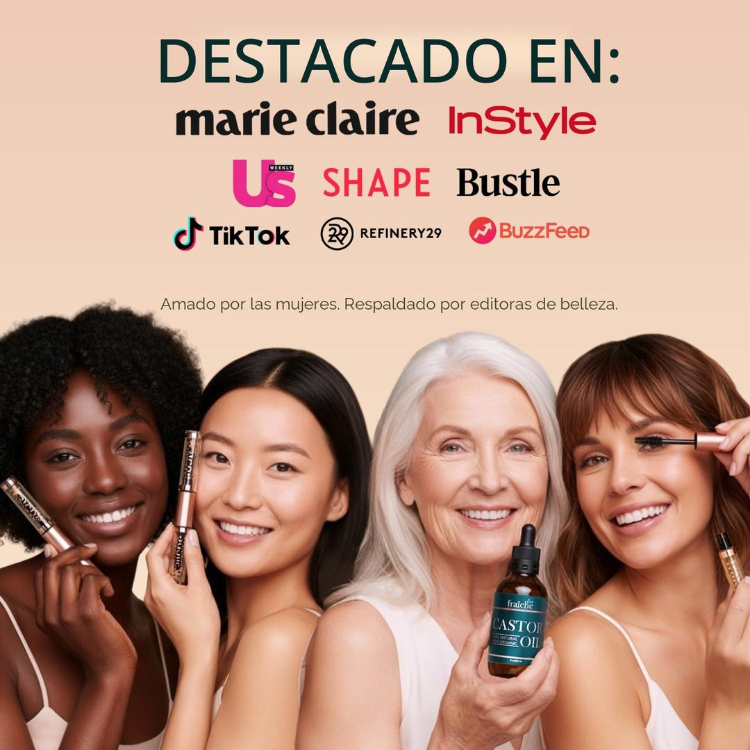 Aceite de ricino orgánico USDA - Suero de crecimiento de pestañas d...