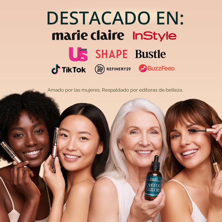 Aceite de ricino orgánico USDA - Suero de crecimiento de pestañas d...