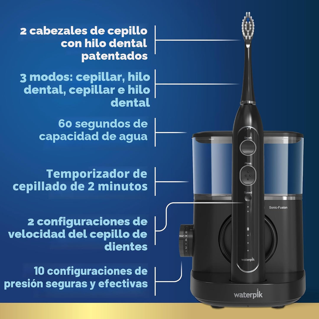 Waterpik Sonic - Cepillo de dientes e irrigador dental profesional...