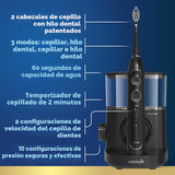 Waterpik Sonic - Cepillo de dientes e irrigador dental profesional...