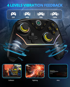 Multi-Platform Wireless Controller, PC Gaming Controller with 2.4G...