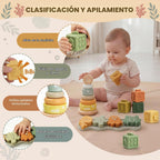 Juguetes para bebés de 6 a 12 meses, juguetes Montessori para niños