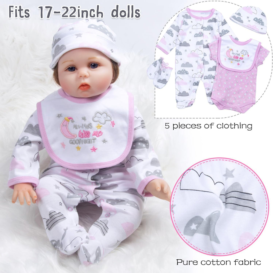 PEDOLLTREE Juego de 13 muñecas Reborn para niña, accesorios con moi...