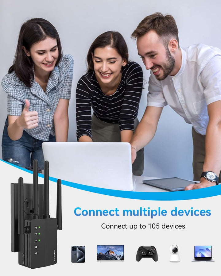 Amplificador de señal WiFi extensor WiFi de doble banda