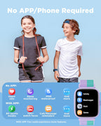BIGGERFIVE Reloj inteligente para niños, reloj de seguimiento de fitness de
