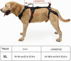 COODEO Mobility - Arnés de elevación para perros, arnés de apoyo y arnés para caminar para perros, chaleco de apoyo de rehabilitación de patas traseras de mascotas, transportador para perros mayores con lesiones en las articulaciones, artritis, escalera