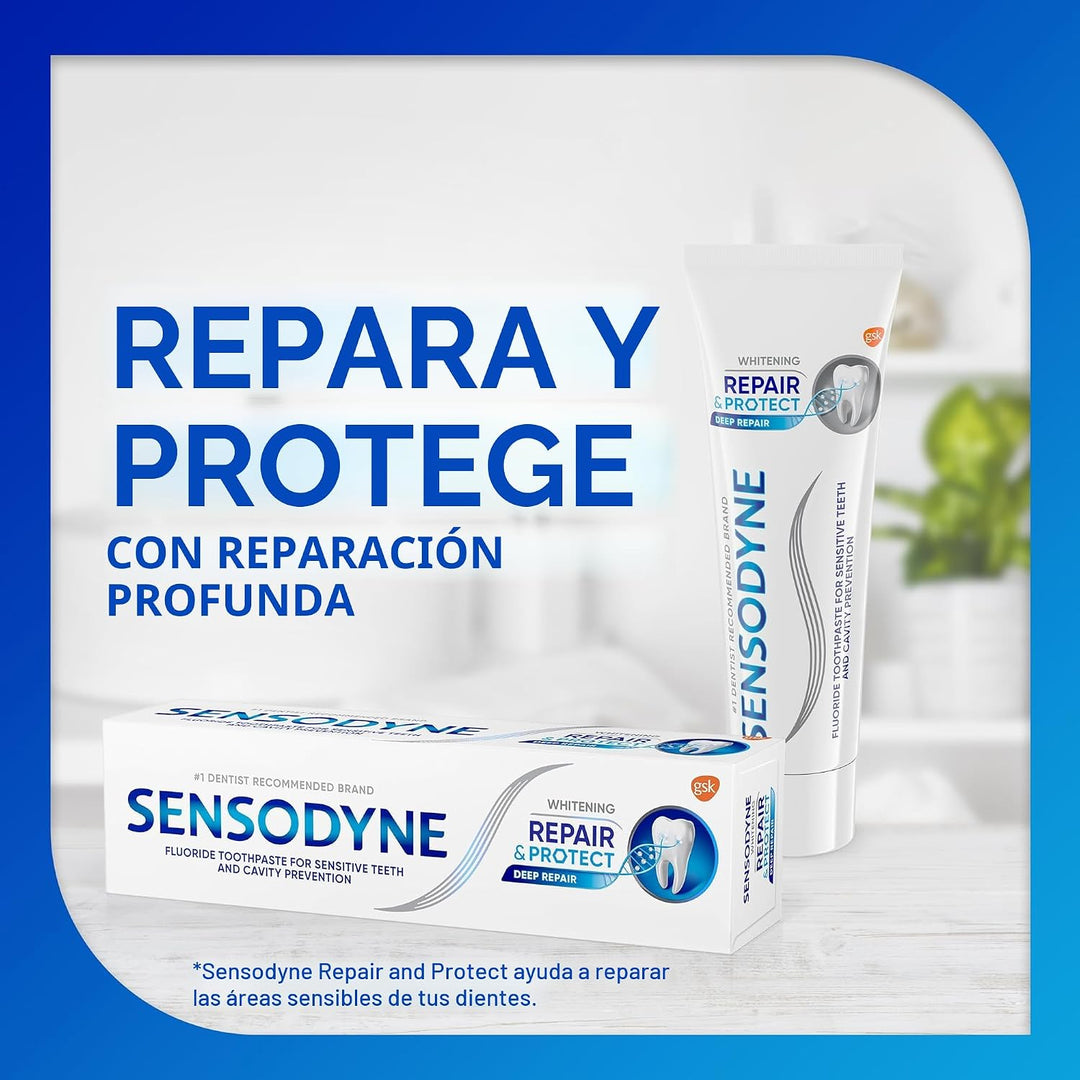 Sensodyne Repair and Protect - Pasta dental blanqueadora para dient...