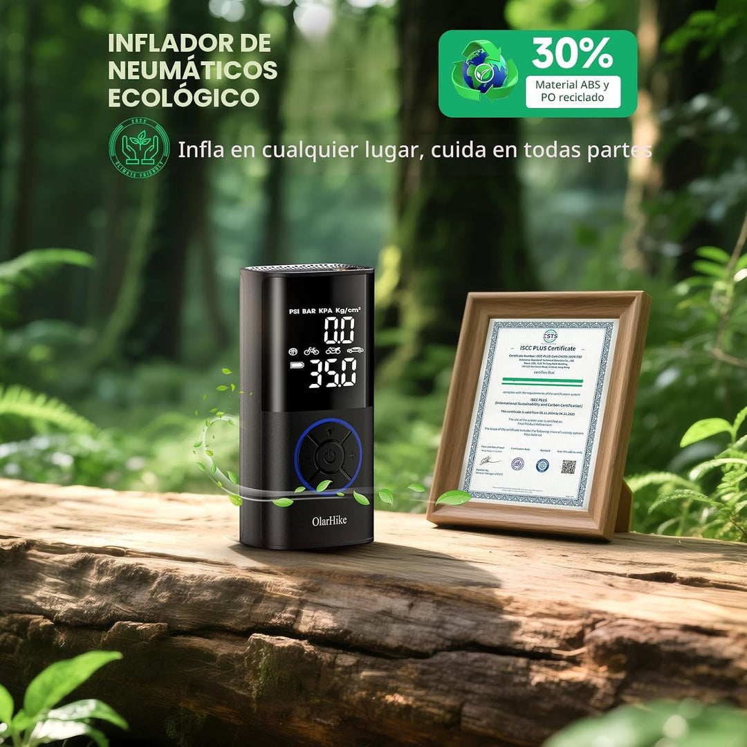 OlarHike Compresor de aire portátil para inflador de neumáticos, si...
