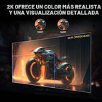 CRUA - Monitor para juegos QHD IPS de 27 pulgadas, 360 Hz, soporte...