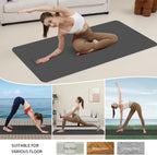 Colchoneta de Yoga Extra Ancha y Gruesa 8 mm, 72" x 31.5"