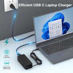Cargador USB C de 100 W, compatible con Mac Book Pro/Air 16, 15, 14, 13, M1 M2 M3 M4 M5, pulgadas 2026 2025 2024 2023, para HP, adaptador de CA de carga rápida Dell tipo C