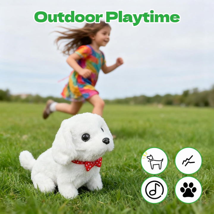 YOUGAANY 2026 New White Pets Walking Puppy Perro