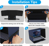 HoYiXi Parasol plegable para laptop y escudo de privacidad, se adap...