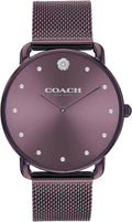 Reloj para mujer Coach Elliot | Elegancia moderna con detalle icónico de Tea Rose | Elegante reloj para uso diario | Regalo ideal para ella | Resistente al agua | 36 mm
