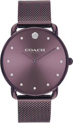 Reloj para mujer Coach Elliot | Elegancia moderna con detalle icónico de Tea Rose | Elegante reloj para uso diario | Regalo ideal para ella | Resistente al agua | 36 mm