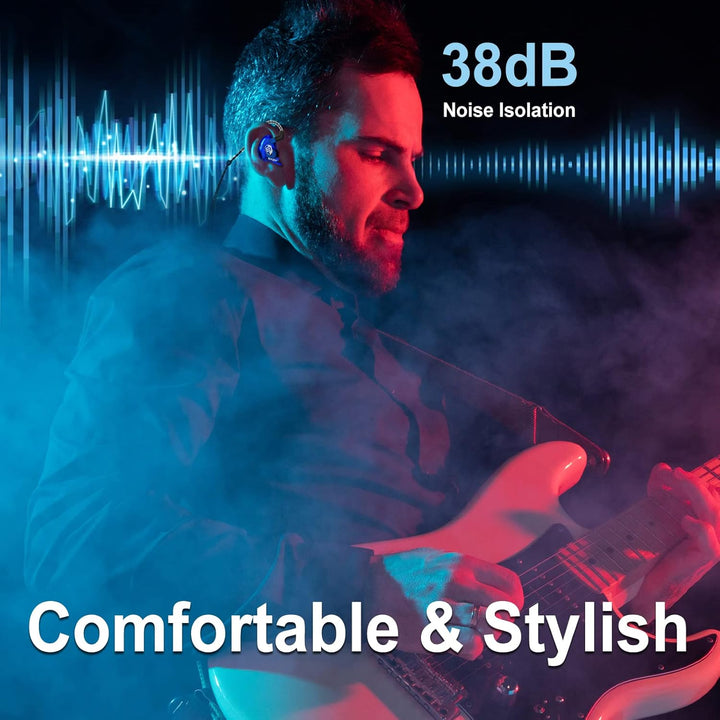 BASN auriculares intrauditivos para músicos, audiófilos y baterista...