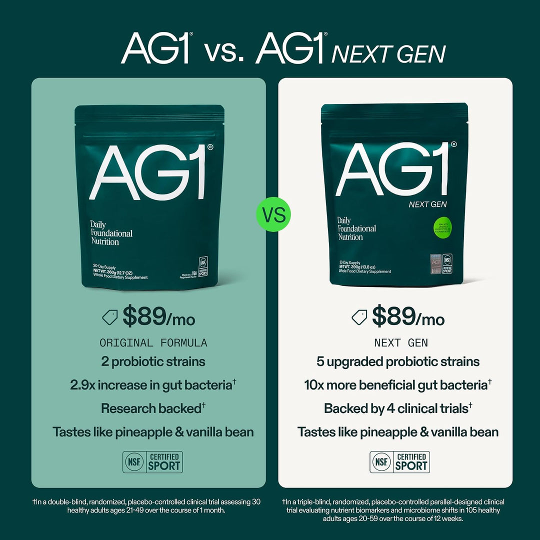 AG1 Athletic Greens Kit de inicio de 7 días, polvo todo en uno con...