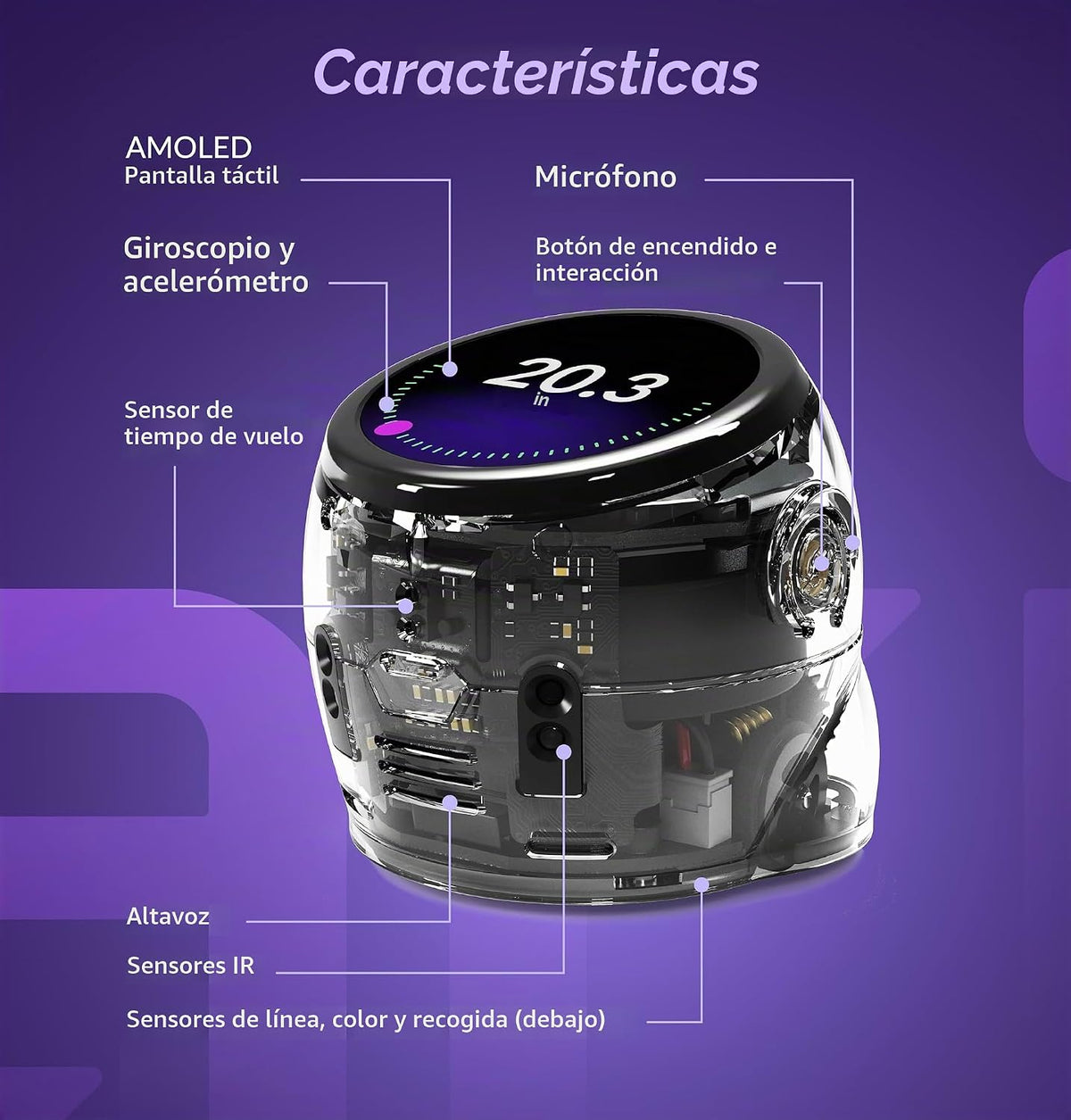 Ozobot - Kit de robot de codificación Ari | Edades 8-14 | Codificación STEM para niños y profesores
