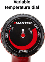 Master Appliance EC-200 Pistola de calor de temperatura variable, pistola de aire caliente, 120V, 10 amperios, 1200W, para envoltura retráctil, conectores de alambre, tubos retráctiles, manualidades