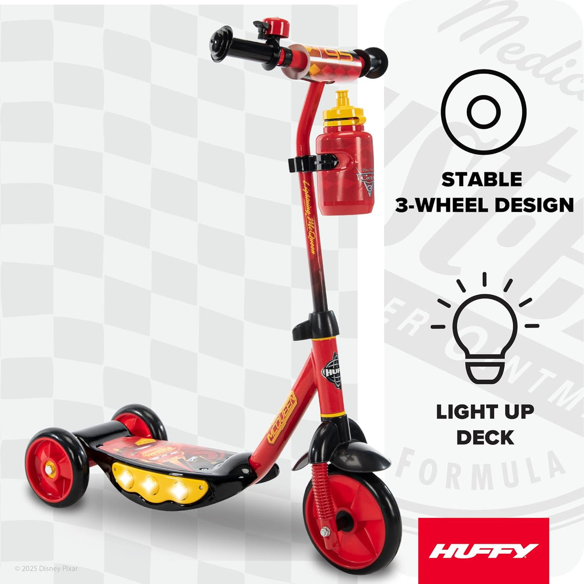 Huffy Scooters de 3 ruedas para niños pequeños, varios colores/gráficos de