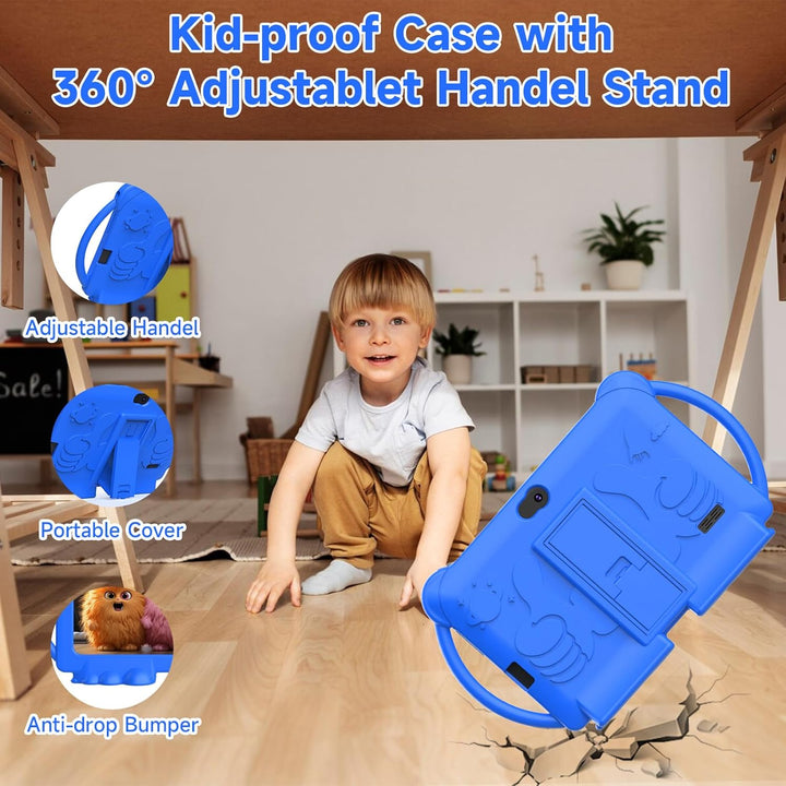 RUIQIAI Tablet para niños 2025, tablet Android 12 para niños de 7 p...