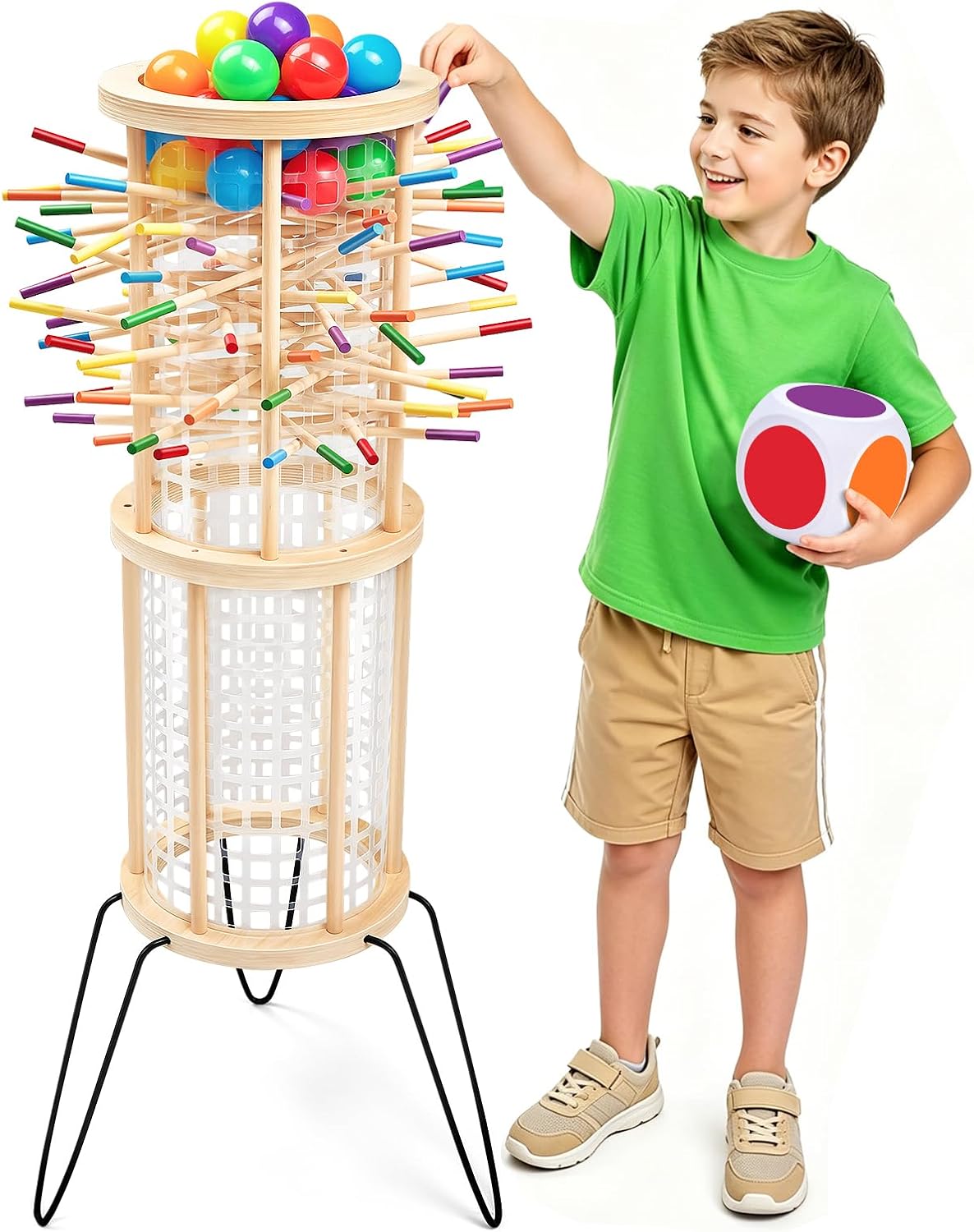 Juegos gigantes para exteriores, juego de patio de madera de 4 pies para