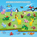 30 paquetes de recuerdos de fiesta de animales para niños