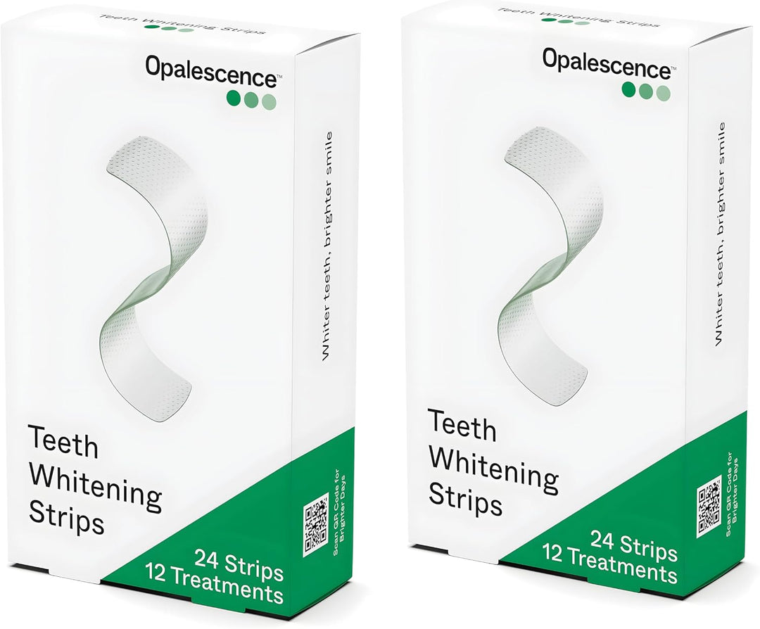 Tiras blanqueadoras de dientes Opalescent Go - Peróxido de hidrógen...
