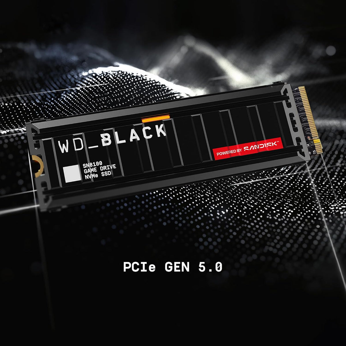 WD_Black SN8100 SSD NVMe de 8 TB con disipador de calor, PCIe 5.0x4...