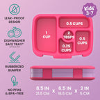Bentgo Kids Prints - Fiambrera para niños con 5 compartimentos estilo bento