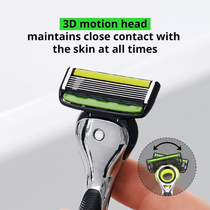 Dorco Sistema de maquinilla de afeitar Pace 6 Pro 3D Motion - 1 man...