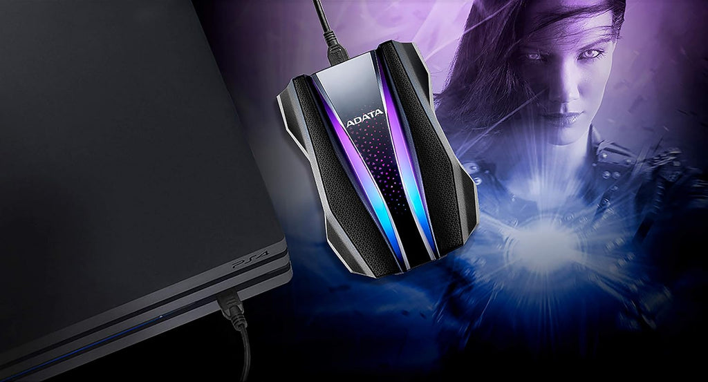 ADATA HD770G 1TB RGB USB 3.2 IP68 impermeable a prueba de gotas a prueba de polvo externo portátil HDD negro (AHD770G-1TU32G1-CBK)