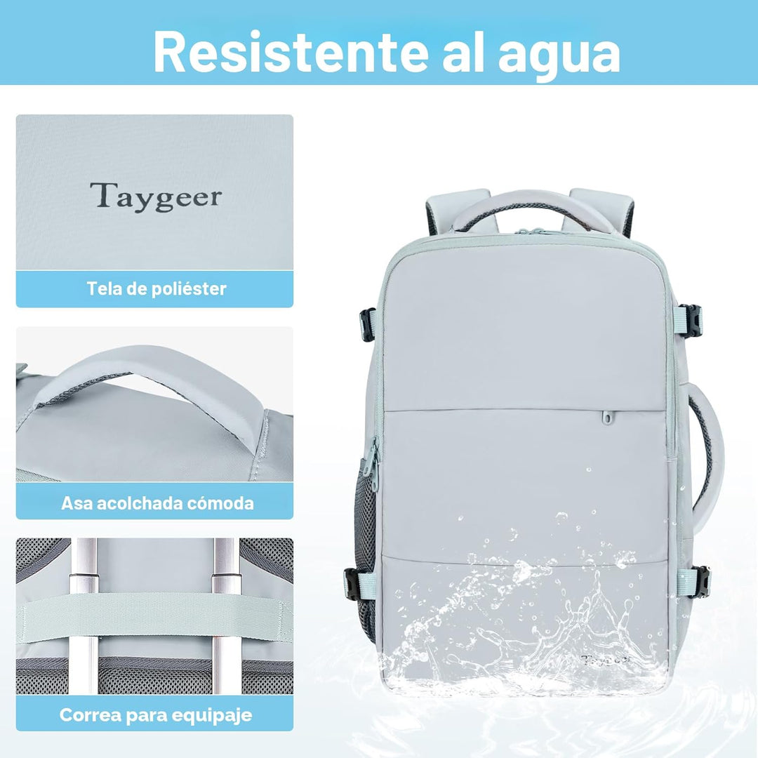 Taygeer Mochila de Equipaje de Mano, Mochila de Viaje de 35 Litros...