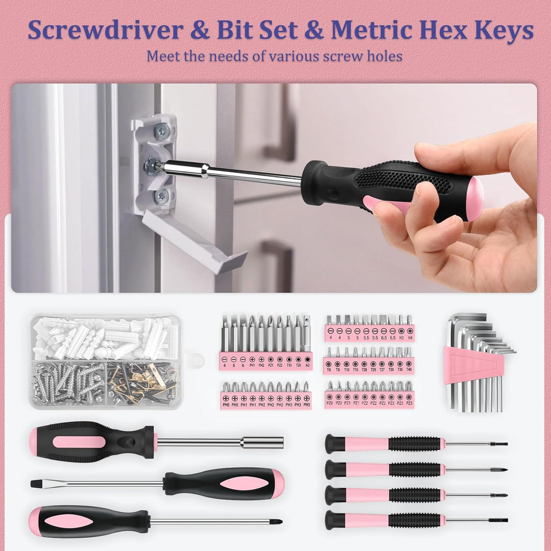 Sundpey Kit de herramientas para el hogar 281 piezas - Juegos de he...