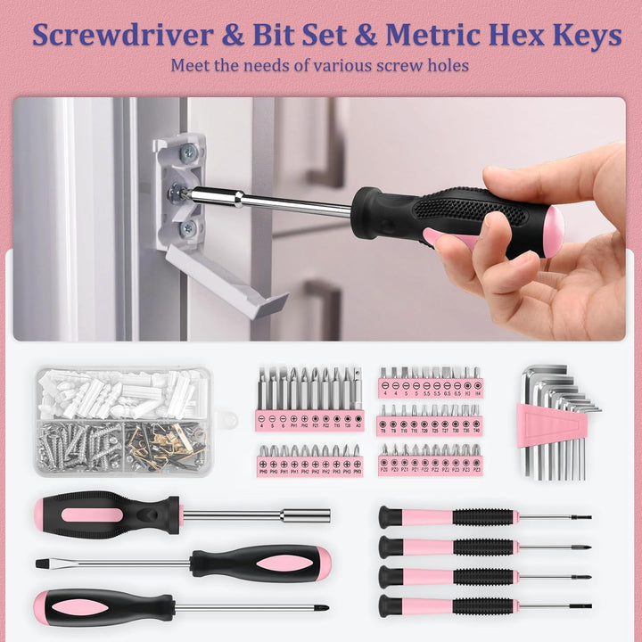 Sundpey Kit de herramientas para el hogar 281 piezas - Juegos de he...