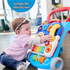 VTech Andador de Aprendizaje de Sentado a de Pie (Empaque Libre de Frustraciones), Azul