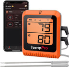 TempPro TempSync - Termómetro Bluetooth para carne de 650 pies con 2 sondas
