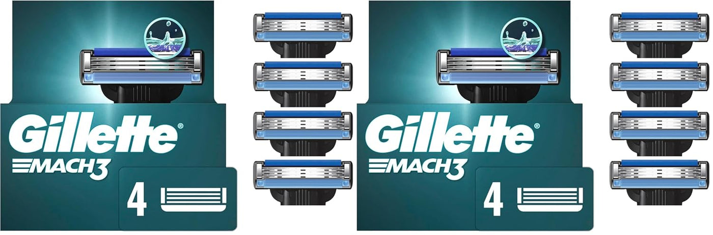 Gillette Mach3 - Recambios de maquinilla de afeitar para hombres, 4...