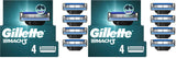 Gillette Mach3 - Recambios de maquinilla de afeitar para hombres, 4...