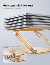 Lamicall - Soporte ajustable para laptop, portátil, soporte elevado...