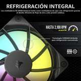 Ventiladores CORSAIR RS120 ARGB de 120 mm PWM \u2013 Conexión Daisy...