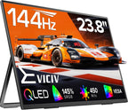 Monitor portátil de 24 pulgadas, 144 Hz, 1080P, 145% sRGB QLED, 0.1...