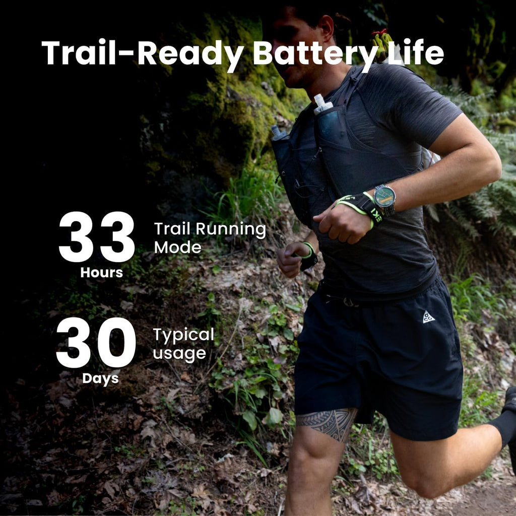 Amazfit Cheetah 2 Ultra Smart Watch 1.5" AMOLED cristal de zafiro, iOS